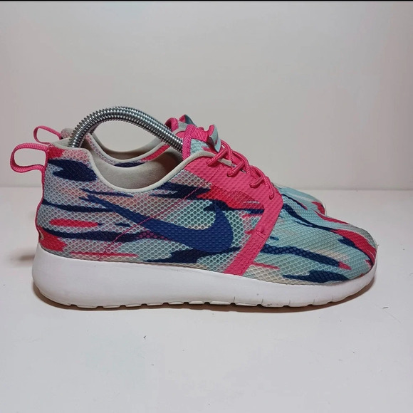 Nike Roshe One Flight Weight GS Blue/Pink 705486-401 Women Size 8.5 (283 Box 32) - Picture 2 of 9